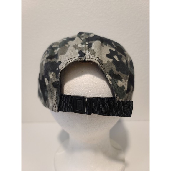 Vintage Supreme Camoflague 5 Panel Camp Box Logo Cap Hat Adjustable Made In USA - Picture 3 of 7